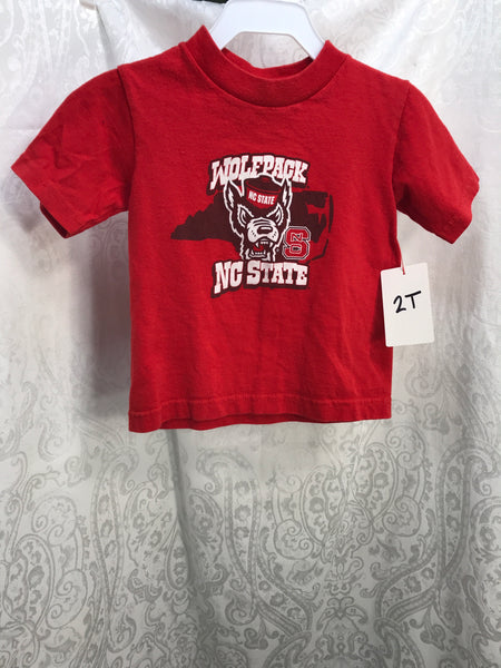 Graphic Tee Red Wolf Pack NC State Boys 2T