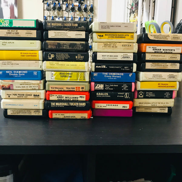 UNTESTED 8 Track Tape $3.00 Each - Lots of great oldies here!