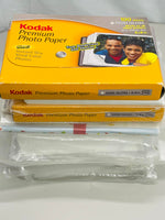 Photo Paper 4x6 LOT Gloss Approx 600 sheets or more + Photo Printer Ink Cart