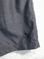 Disney Parks Cargo Shorts Black UNISEX Elastic Waist (34) Adult XL Features Disney Logo DAMAGE