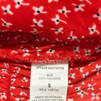 Sienna Sky Red Floral Shirt Juniors S