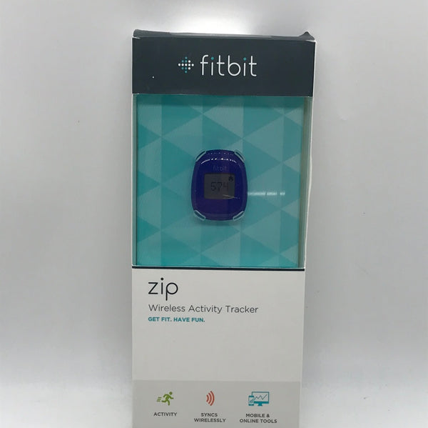 NEW OPEN BOX Fitbit Zip Wireless Activity Tracker Blue