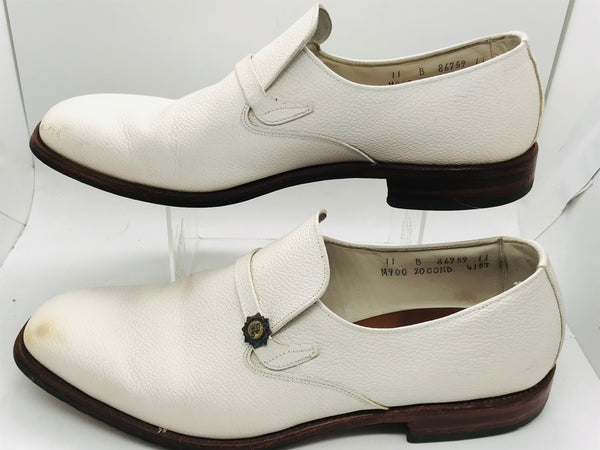 Vintage Ben Hogan Riviera by Allen Edmonds White Loafer SCUFFING Mens 11