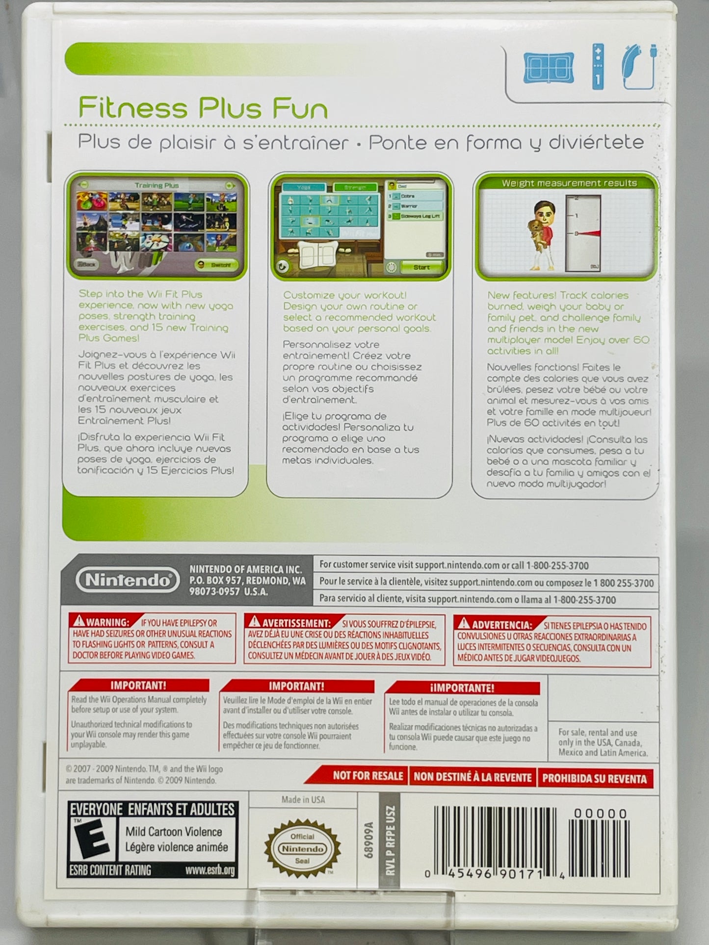 Nintendo Wii Game: Wii Fit Plus