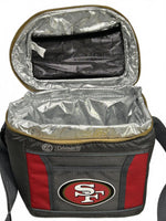 EUC Coleman Large Lunch Cooler SF San Francisco Giants Canvas Gray Red Gold