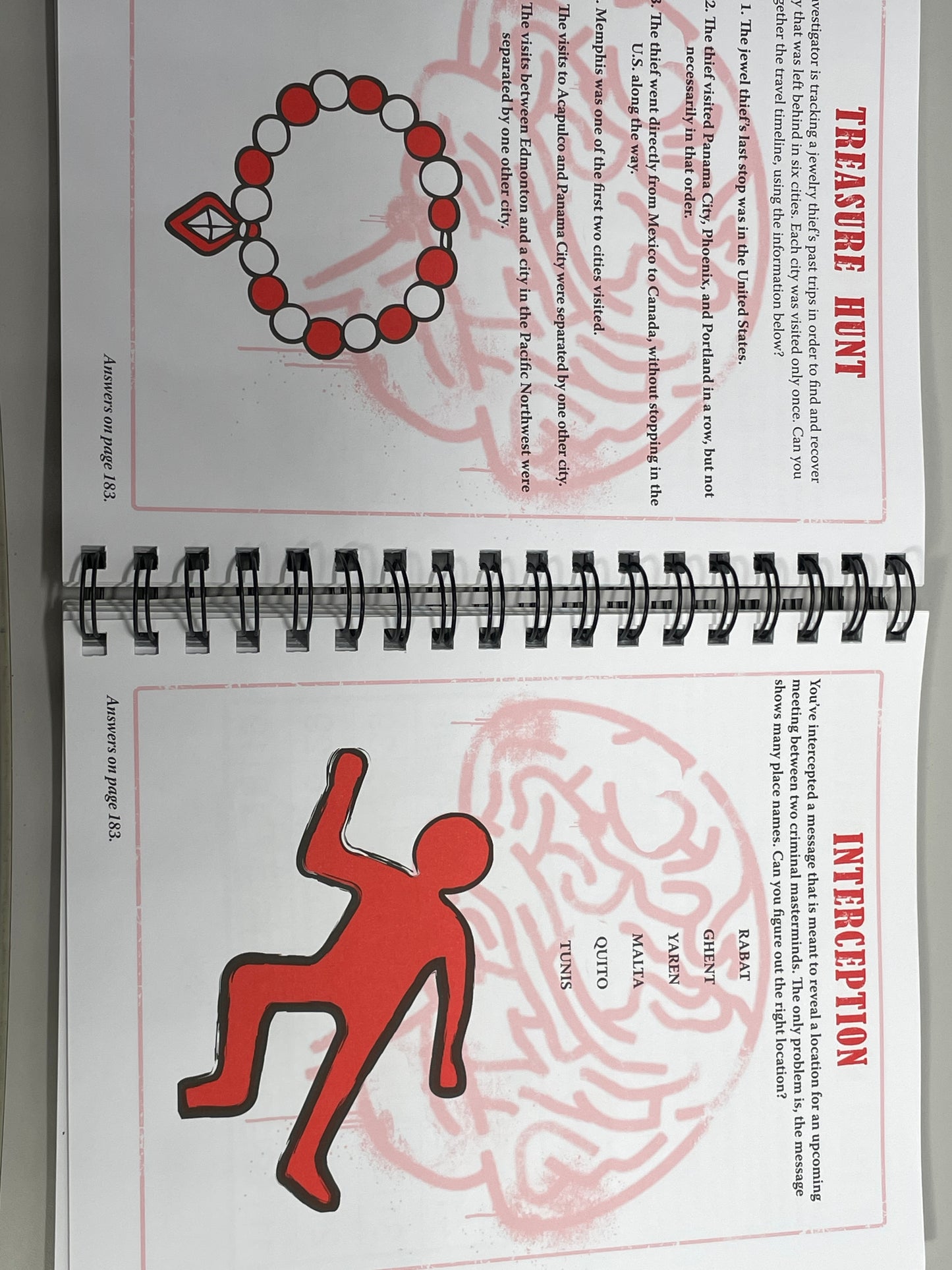 Brain Games Criminal Minds Puzzle Book Lt Wear