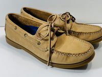 Sperry Top Sider Boat Shoe Tan Leather 7M LT WEAR