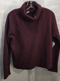 Apana Burgundy Cowl Neck Shirt Ladies M