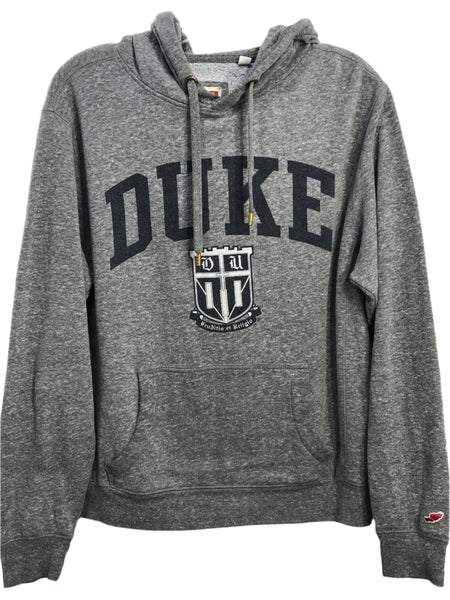 Triblend Sweats Gray "Duke" Hoodie Mens S