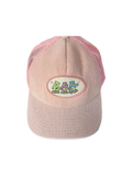 American Eagle Carebears Trucker Hat Ball Cap Pink Corduroy Snap Back One Size Lt Wear