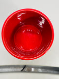 Boston Warehouse Kitchen Utensil Holder RED Ceramic