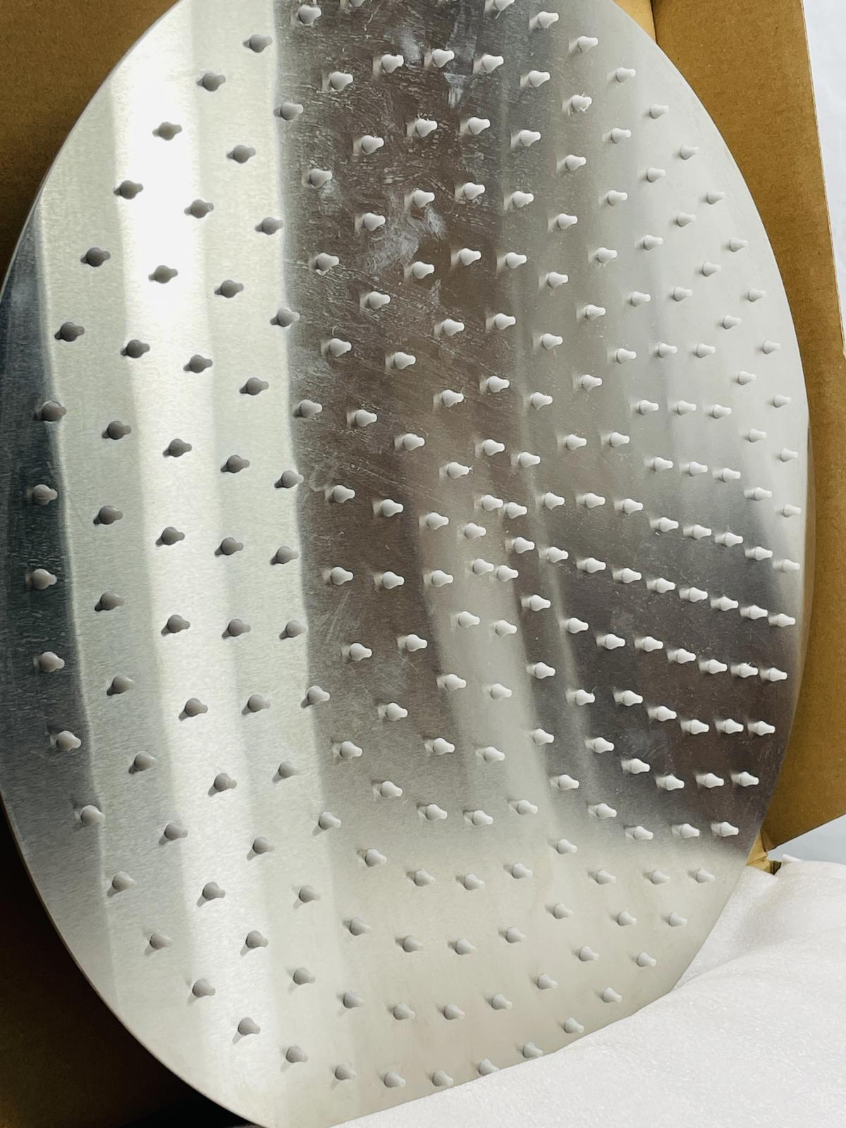 NEW! 16" Rain Shower Head High Water Flow Stainless Steel Brushed Nickel Finish