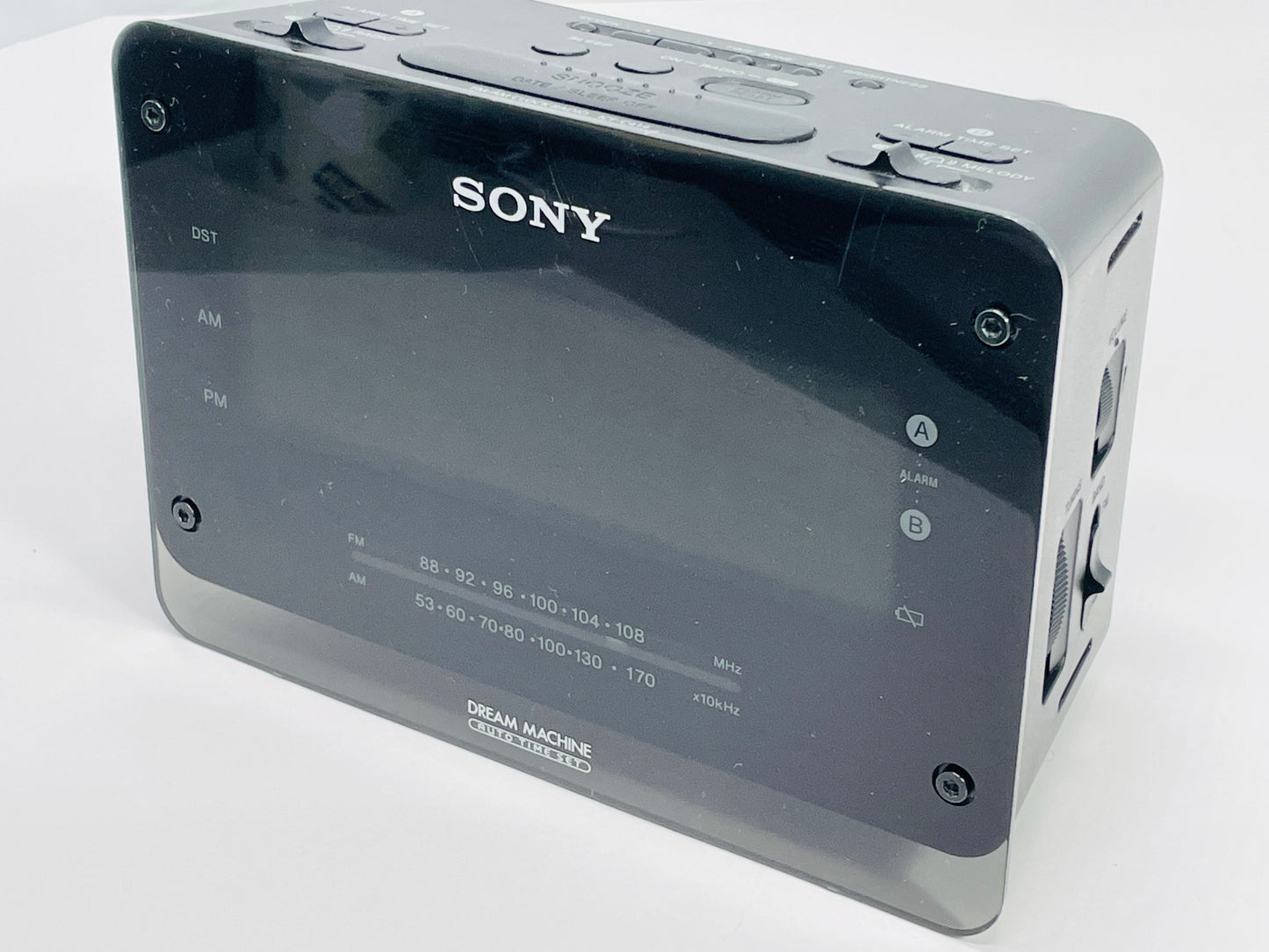 TESTED Sony Dream Machine ICF-C414 Dual Alarm Clock FM AM Radio Sleep w/ Snooze