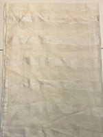 Just Home Sheer Ivory Checker Patten Curtain Set 36" x 80" 2 pcs