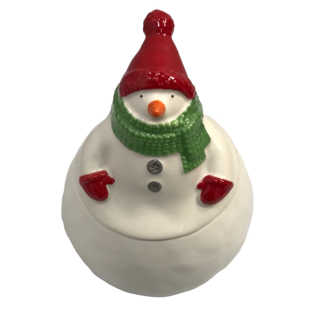 Hallmark Snowman Cookie Jar  8" x 5"