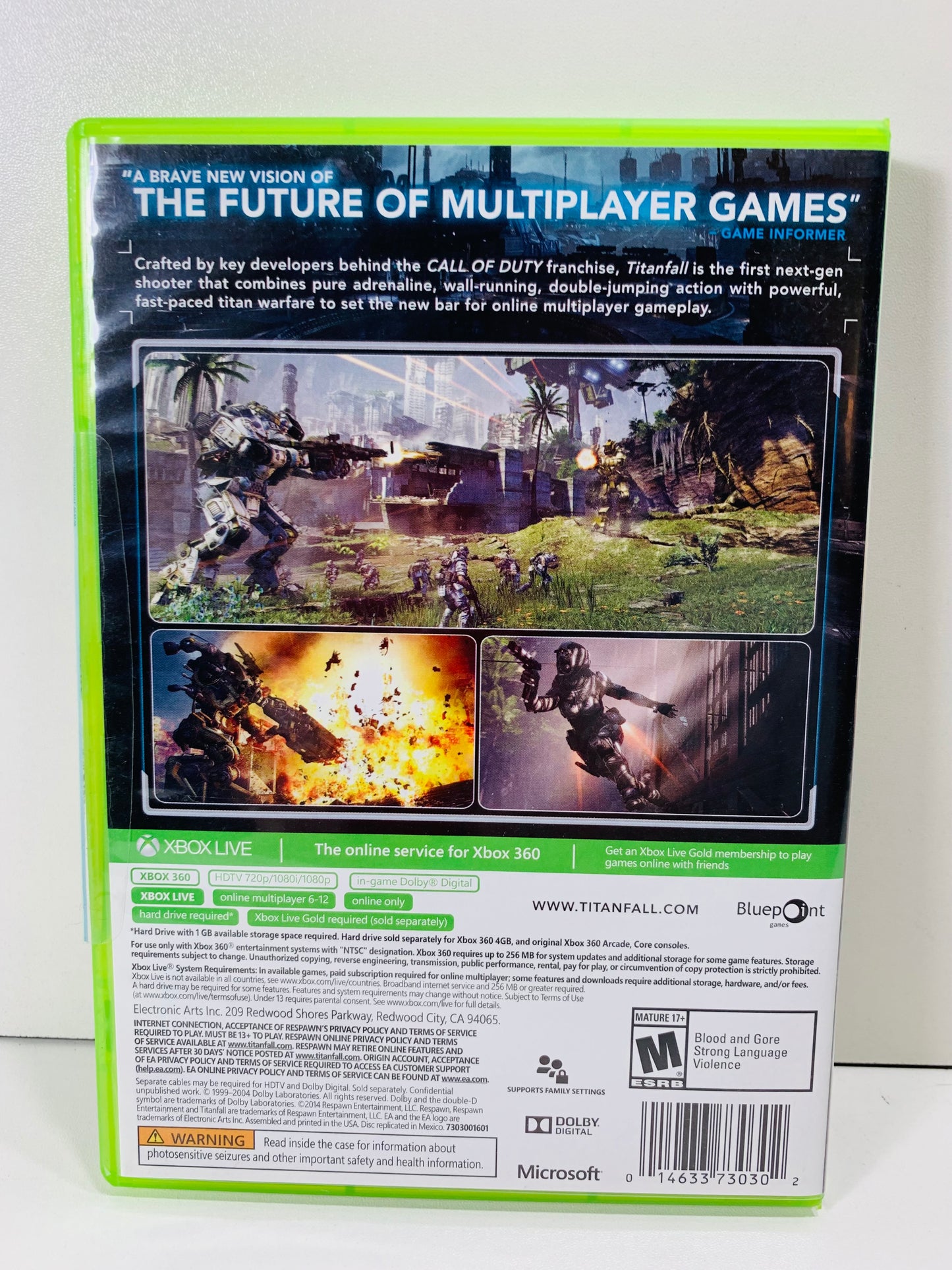 XBOX 360 LT SURFACE WEAR - Titanfall