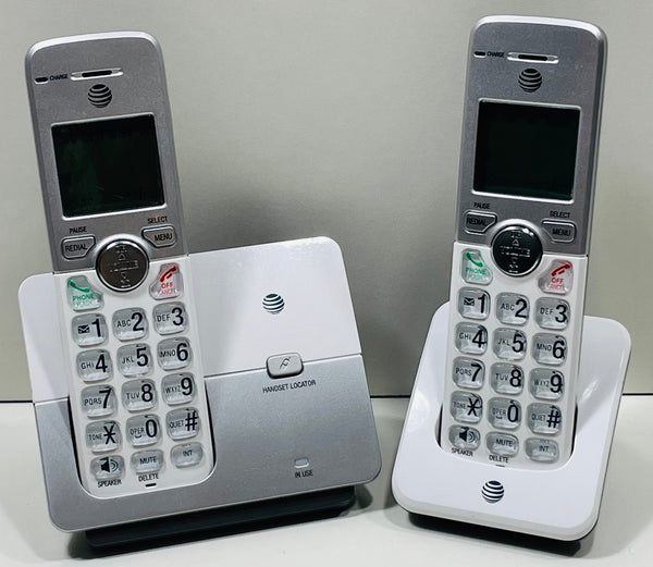 FULLY TESTED ATT AT&T Landline Phone 2 PC Cordless Phone Set