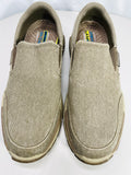 EUC Skechers Slip Ins Arch Fit Motley Denim Tan/Taupe Mens 13 EUC w/ Box