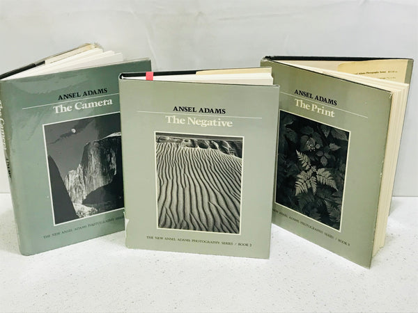 Vintage 1983 Ansel Adams Photography Series 3 Book Set SHOWS AGE