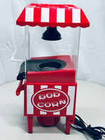 TESTED Nostalgia Tabletop Popcorn Machine Air Pop 16" x 7" x 6"