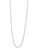 Sterling Silver 925 NECKLACE Long 30" Braided Chain