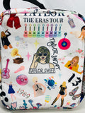Taylor Swift Eras Tour Lunch Box Lunch Bag White Colorful