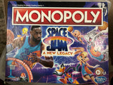 INCOMPLETE Monopoly: Space Jam: A New Legacy Edition Family Board Game, Lebron James Space Jam 2