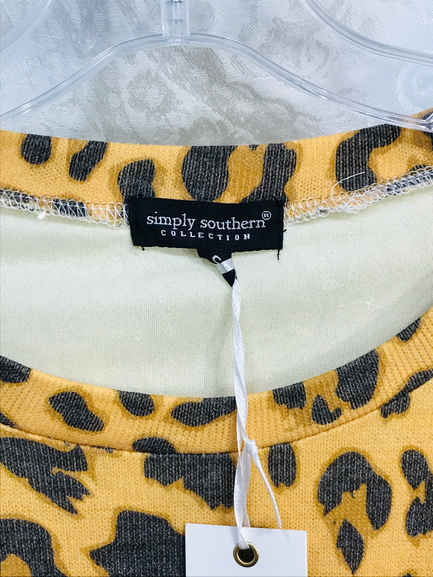 NWT! Simply Southern Animal Print Sweater Dress Ladies S