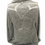 New York and Company Grey Knitted Cardgian Ladies M