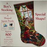 OPEN BOX/UNCOUNTED PUZZLE: SunsOut 800 PC Special Shape A Boys' Stocking