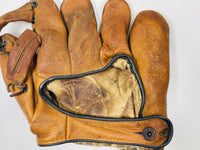 VINTAGE Denkert Pee Wee Reese Cowhide Baseball Glove Mitt