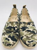 Toms Camouflage Pattern Slip On Shoes Girls 12Y