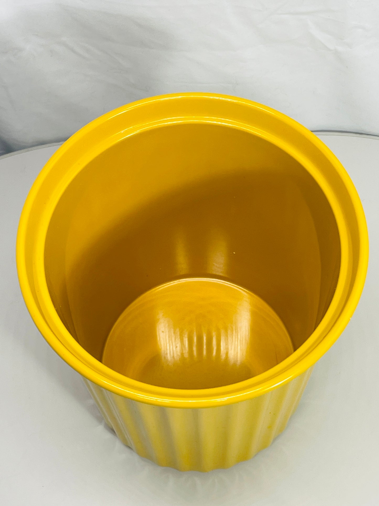 Kitchen Utensil Holder MUSTARD YELLOW Melamine Plastic