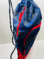 EUC! Upward Athletic Cinch Bag Blue & Red