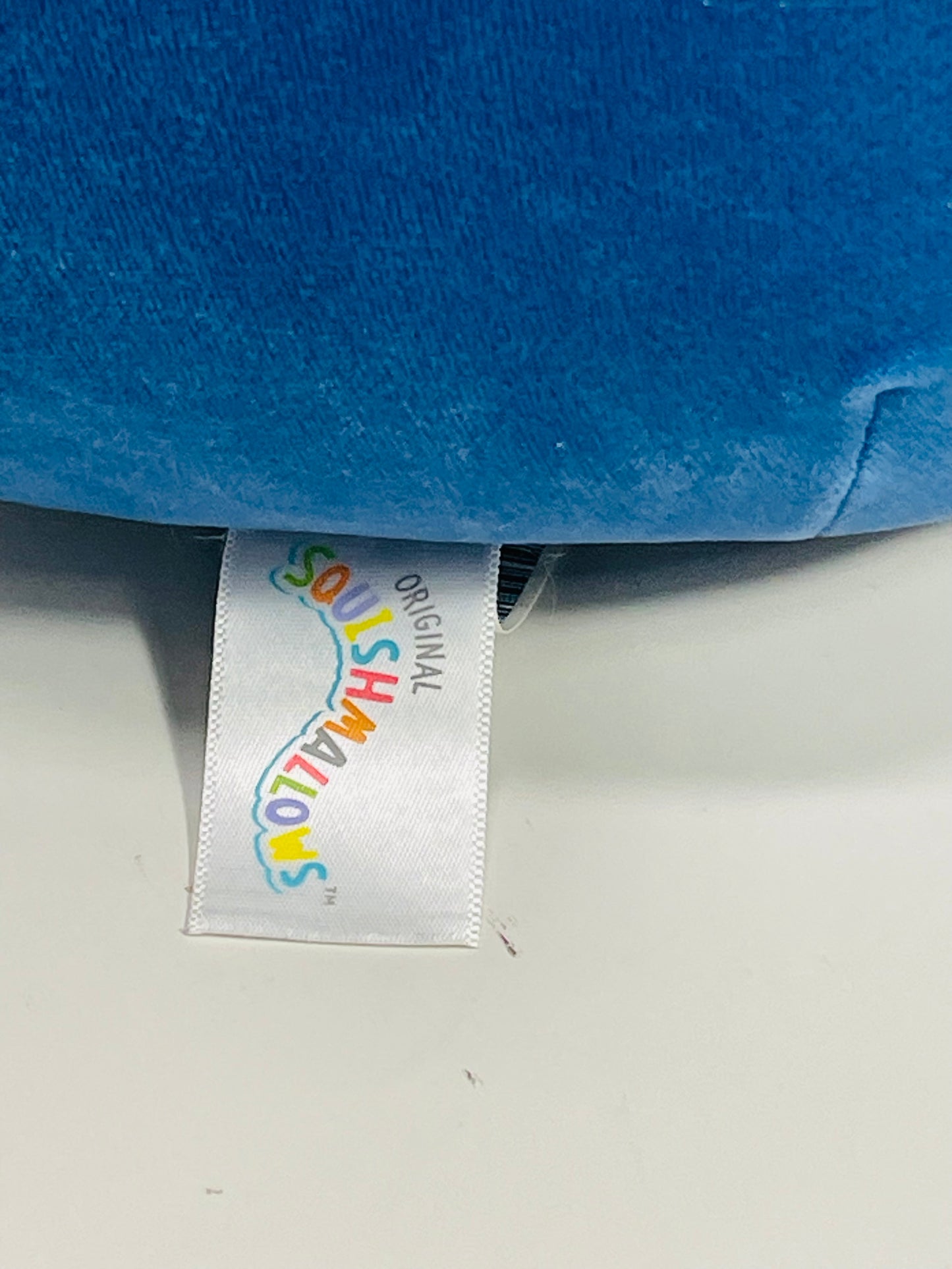 Squishmallows 12" Dani Navy Blue Bigfoot LT WEAR Freshly Laundered