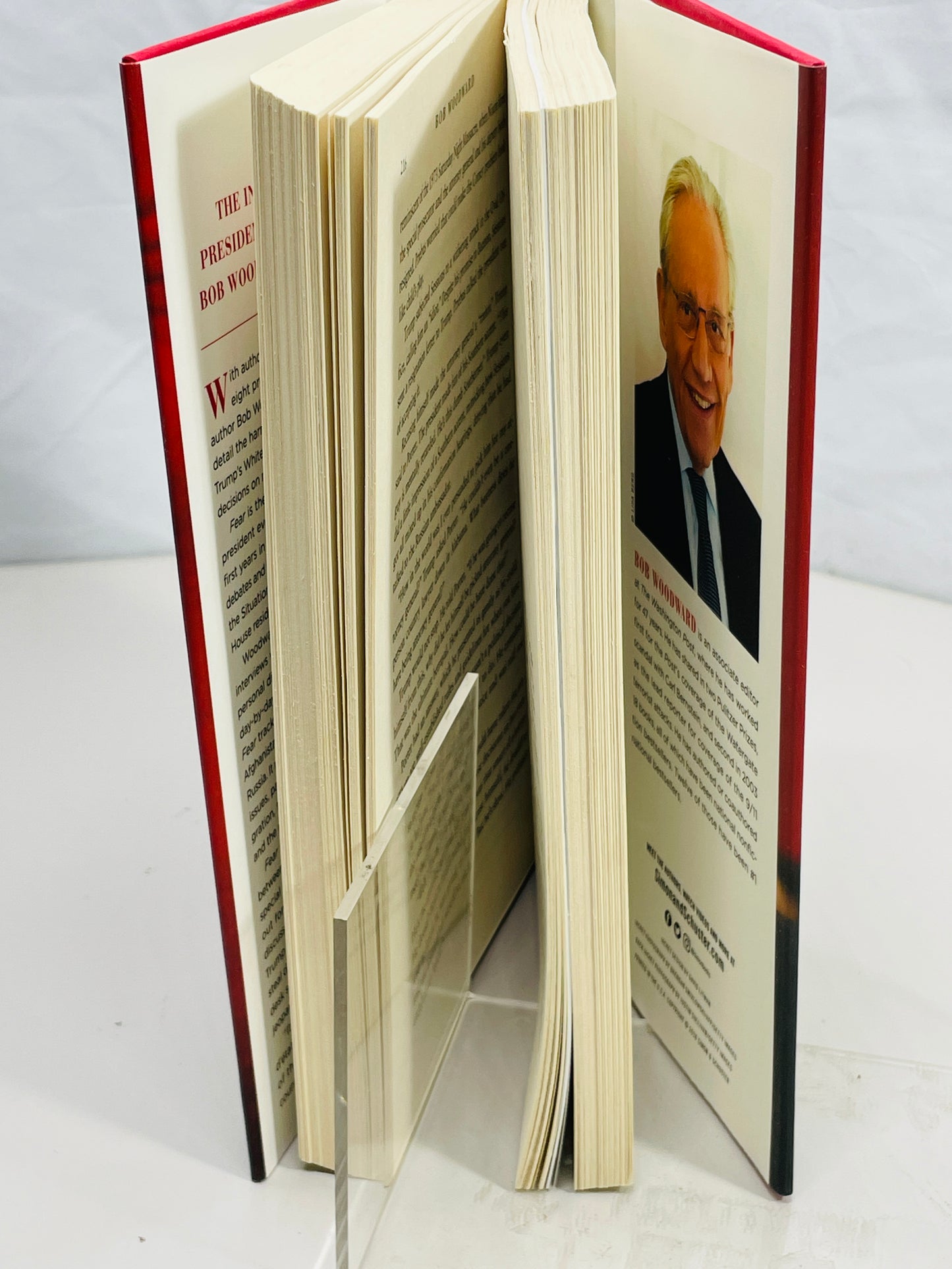 Hardcover Book 2018 FEAR Trump in the White House by Bob Woodard