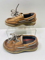 Sperry SHOW WEAR Brown Leather Loafer Shoes Boys 6M