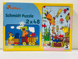 COMPLETE (2)  DieMaus Schmidt Puzzle Sets