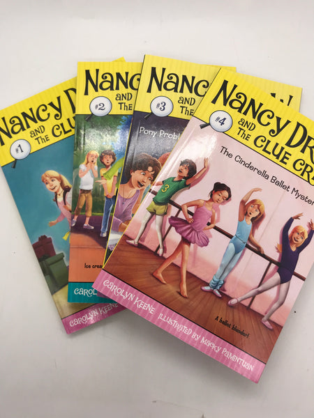 (4 Book Set)   Nancy Drew and the Clue Crew  Books 1-4