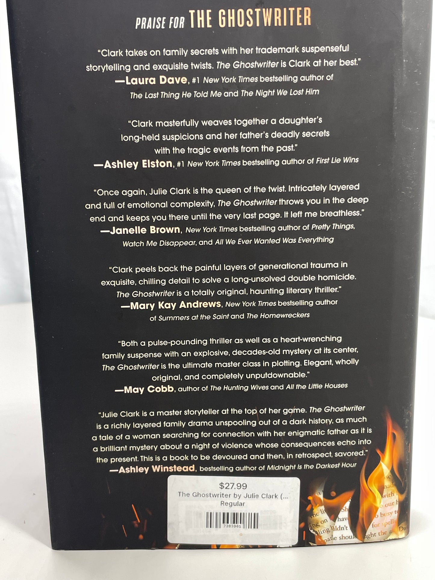 Hardcover Book Julie Clark 2025 The Ghostwriter LT WEAR NON FICTION