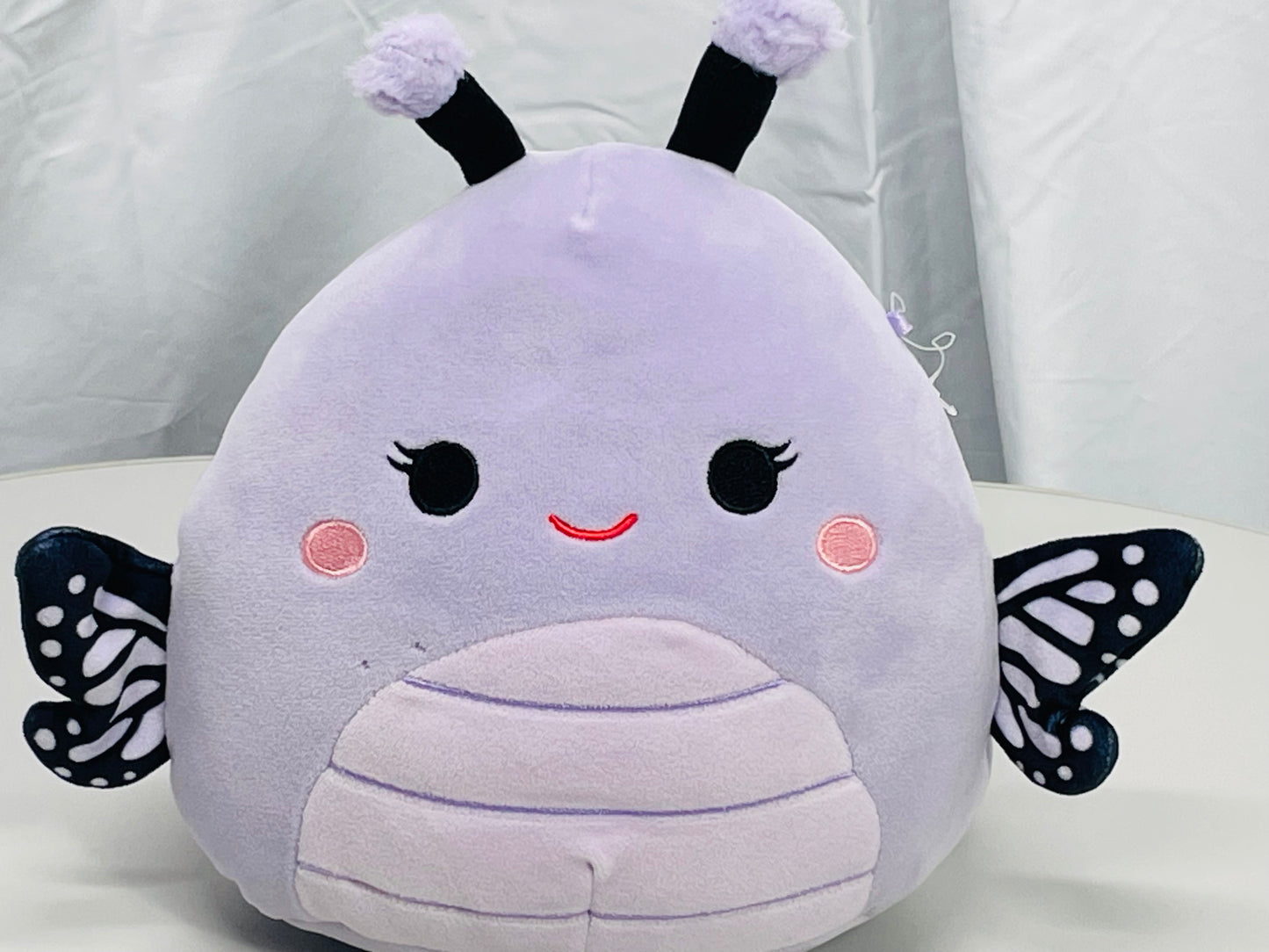 Squishmallows 8" Bibiana Purple Butterfly LT WEAR/Damage Freshly Laundered