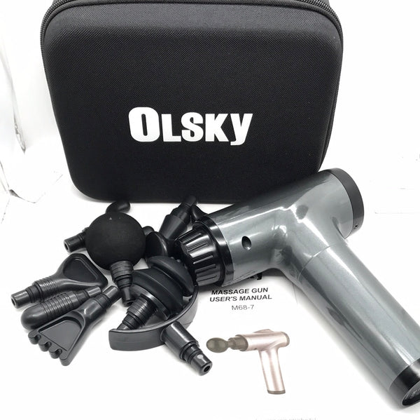 NEW! Olsky Massage Gun M67-7 with Travel Pouch