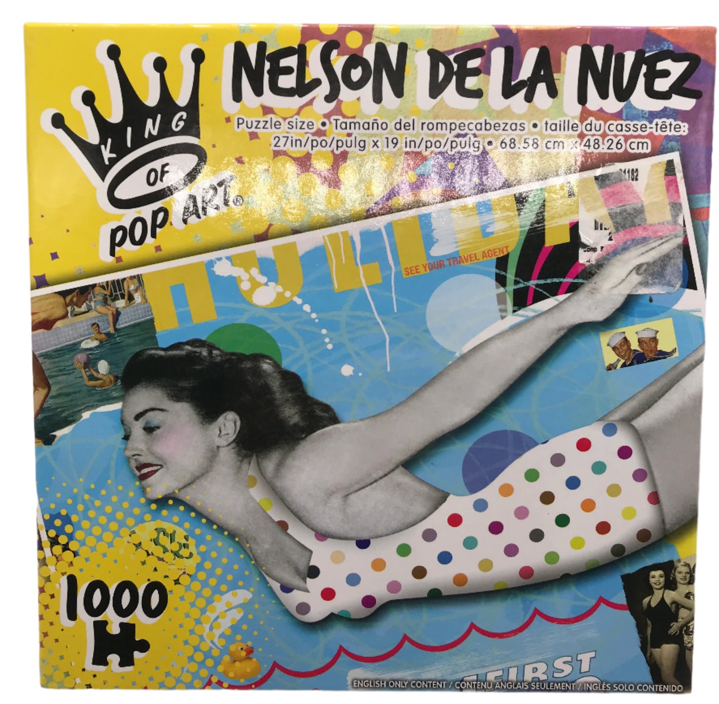 Nelson De La Nuez UNCOUNTED King Pop Art Madonna Puzzle 1000 pcs