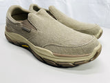 EUC Skechers Slip Ins Arch Fit Motley Denim Tan/Taupe Mens 13 EUC w/ Box