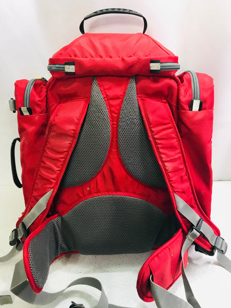 Stat Packs (Shows Wear) Red / Yellow EMT Backpack 22" x 18" x 9"