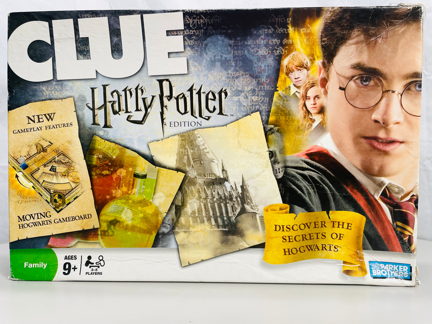 OPEN BOX Harry Potter CLUE Board Game 2009