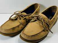 Sperry Top Sider Boat Shoe Tan Leather 7M LT WEAR