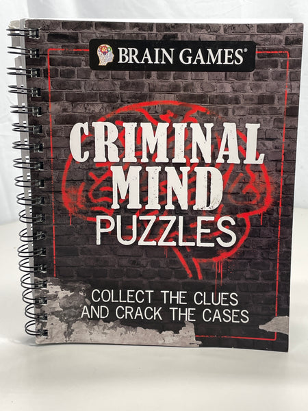 Brain Games Criminal Minds Puzzle Book Lt Wear