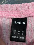 Shein Pink Long Sleeve Ladies Shirt S