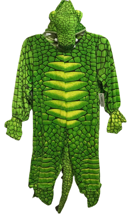 COSTUME Underwraps Gator Costume 2-4Y with Plush Gator Head and Gator Glove Hands